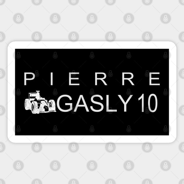 Pierre Gasly 2021 Magnet by vintagejoa